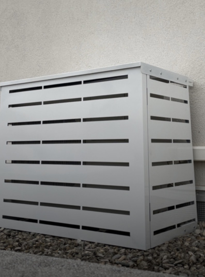 Finition esthétique avec cache-climatiseur
